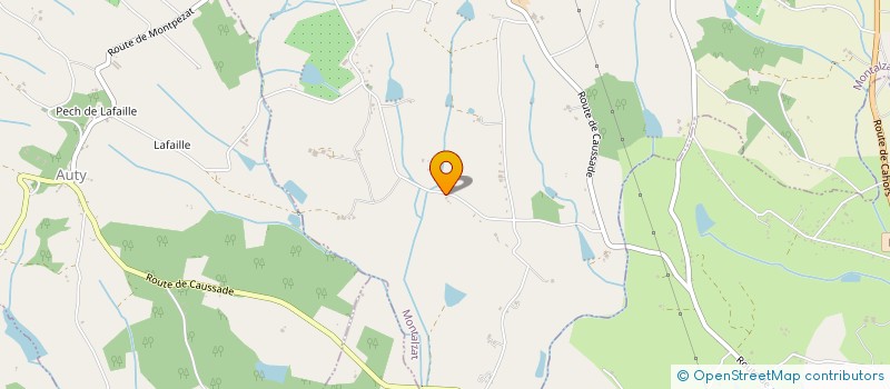 localisation de l'entreprise SCI RUE BASSE  MONTALZAT