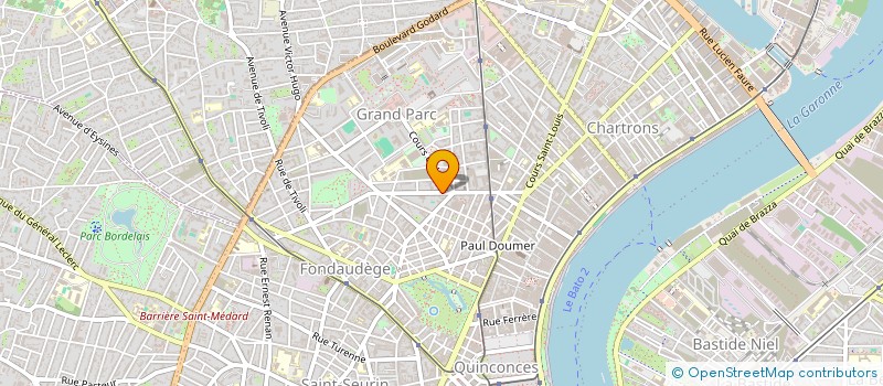 localisation de l'entreprise SCI RUE CARPENTEYRE  BORDEAUX