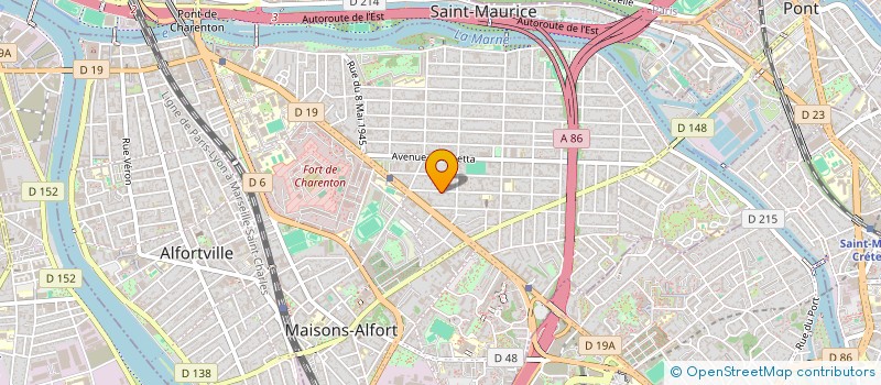 localisation de l'entreprise SCI RUE CHABERT à MAISONS-ALFORT