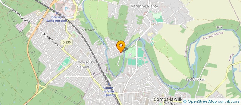 localisation de l'entreprise SCI RUE CHEVERT  VARENNES-JARCY