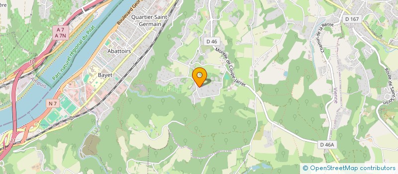 localisation de l'entreprise SCI RUE CLEMENTINE  VIENNE