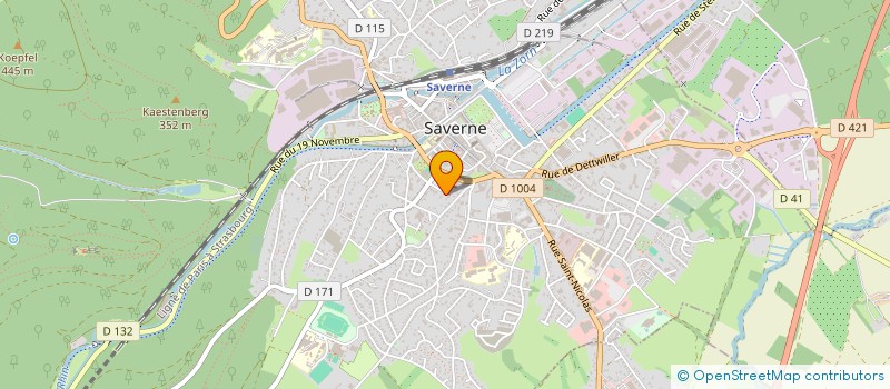 localisation de l'entreprise SCI RUE COMMINES  SAVERNE