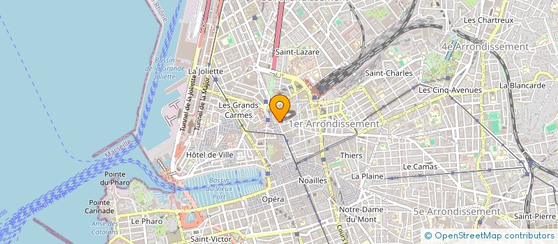 localisation de l'entreprise SCI RUE D'AIX  MARSEILLE
