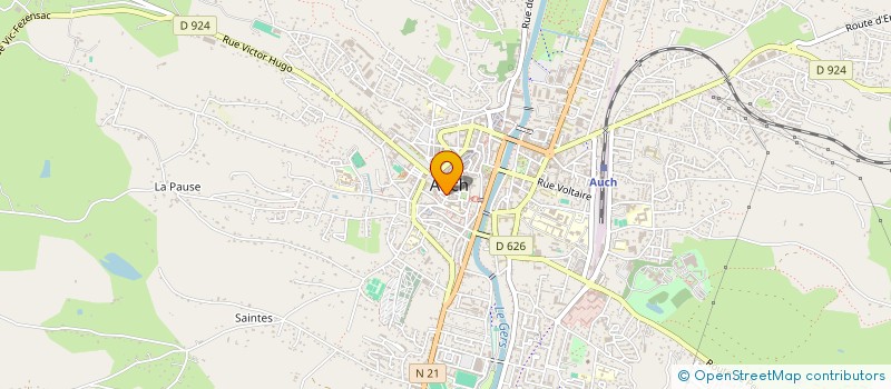 localisation de l'entreprise SCI RUE D'ARTAGNAN  AUCH