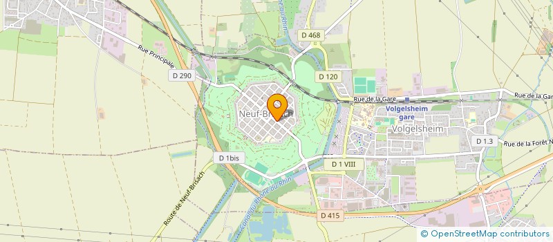 localisation de l'entreprise SCI RUE DE BALE  NEUF-BRISACH