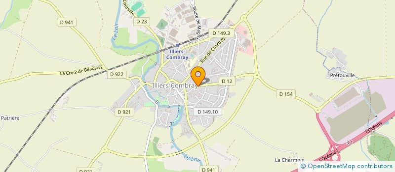 localisation de l'entreprise SCI RUE DE BEAUCE à ILLIERS-COMBRAY