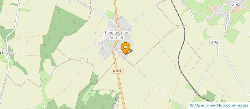 localisation de l'entreprise SCI RUE DE BEAUVAIS  THIEULOY-SAINT-ANTOINE