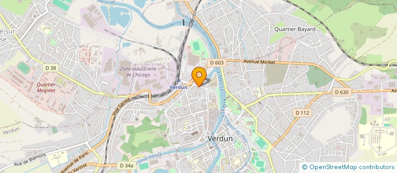 localisation de l'entreprise SCI RUE DE BLAMONT à VERDUN