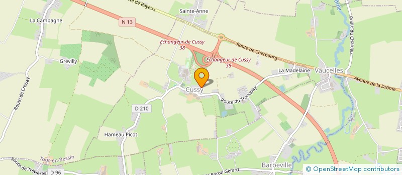 localisation de l'entreprise SCI RUE DE CAEN  SAINT-MARTIN-DES-ENTREES