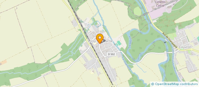 localisation de l'entreprise SCI RUE DE CHOISET  LOISY-SUR-MARNE