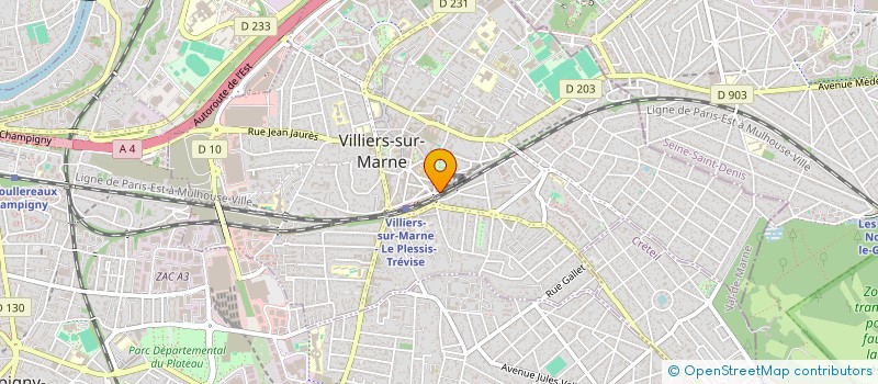 localisation de l'entreprise SCI RUE DE ECOLES  VILLIERS-SUR-MARNE