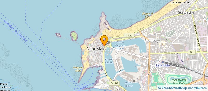 localisation de l'entreprise SCI  RUE DE FOSSE  SAINT-MALO
