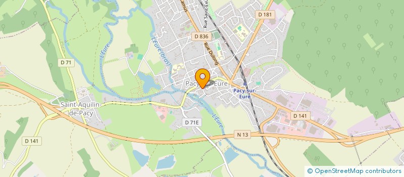 localisation de l'entreprise SCI RUE DE FRANCE  PACY-SUR-EURE