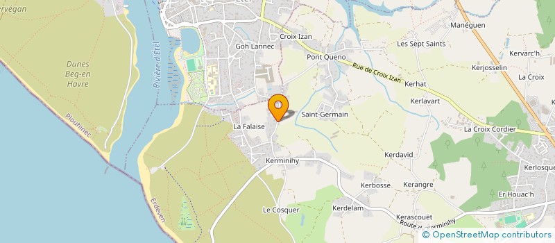 localisation de l'entreprise SCI RUE DE GAULLE  ERDEVEN