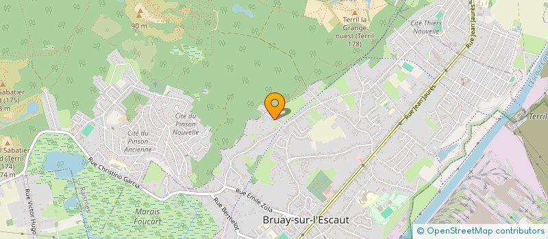 localisation de l'entreprise SCI RUE DE JEMMAPES  BRUAY-SUR-L'ESCAUT