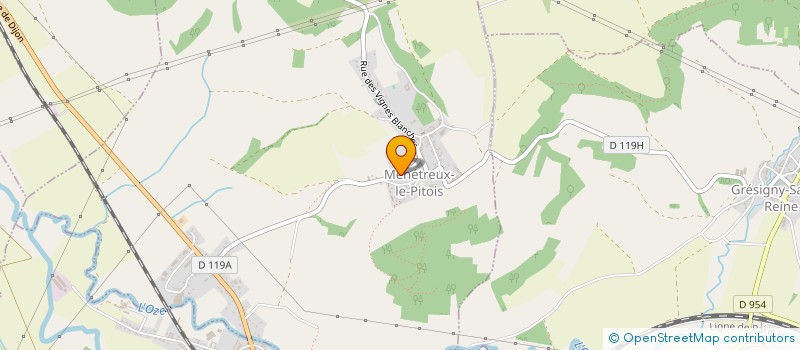 localisation de l'entreprise SCI RUE DE L'ABBAYE  MENETREUX-LE-PITOIS