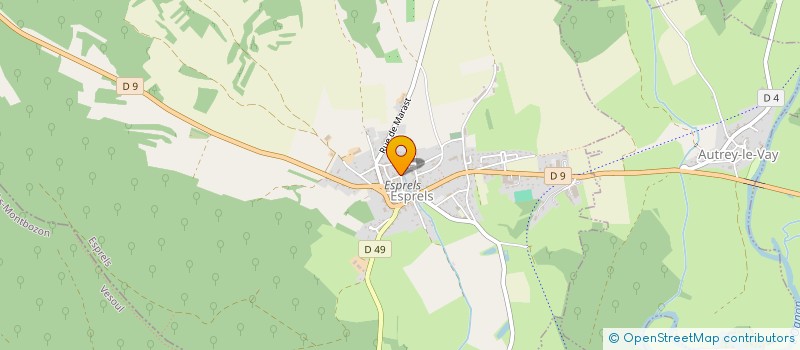 localisation de l'entreprise SCI RUE DE L'EGLISE  ESPRELS