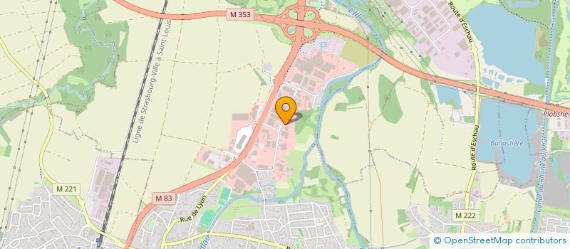 localisation de l'entreprise SCI RUE DE L'INDUSTRIE  FEGERSHEIM