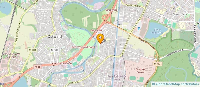 localisation de l'entreprise SCI RUE DE L'INDUSTRIE  ILLKIRCH-GRAFFENSTADEN