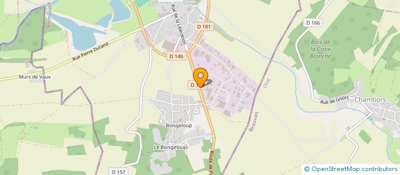 localisation de l'entreprise SCI RUE DE L'ISLE à GISORS