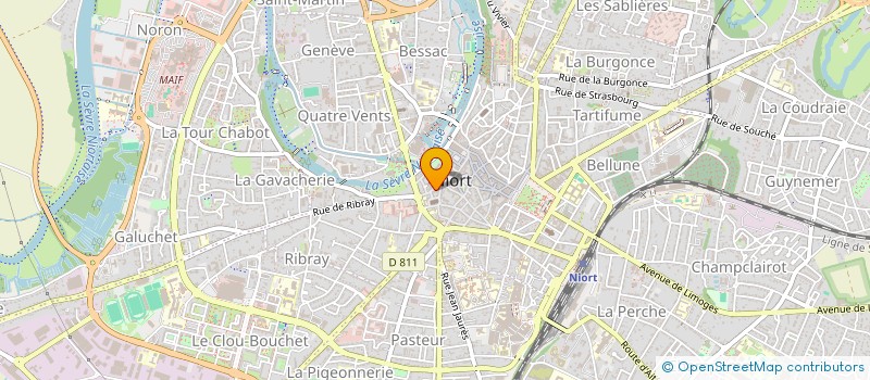 localisation de l'entreprise SCI RUE DE LA DIGUE  NIORT