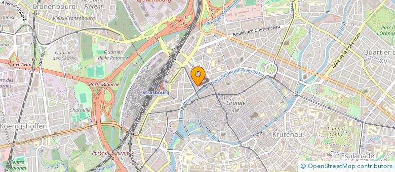 localisation de l'entreprise SCI RUE DE LA DIME à STRASBOURG