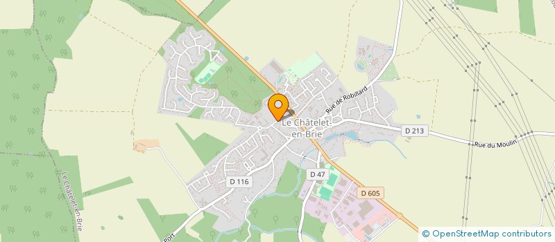 localisation de l'entreprise SCI RUE DE LA FONTAINE  LES ECRENNES