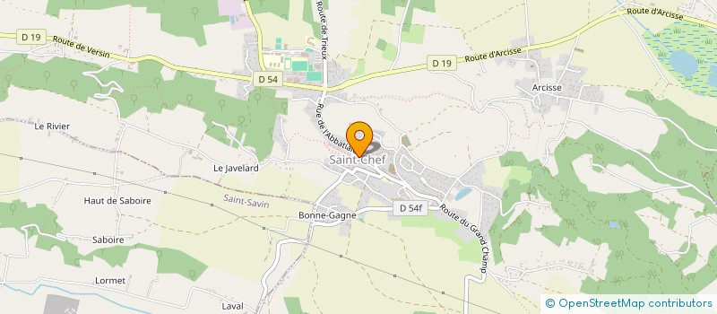 localisation de l'entreprise SCI RUE DE LA FORGE  SAINT-CHEF