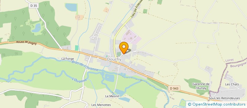 localisation de l'entreprise SCI RUE DE LA GARE  CHUELLES