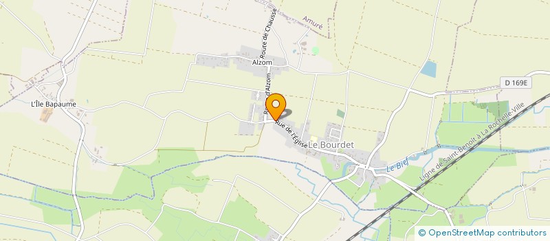 localisation de l'entreprise SCI RUE DE LA GARE/RUE DE VERDUN  LE BOURDET