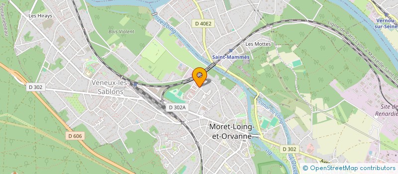 localisation de l'entreprise SCI RUE DE LA LIBERTE  MORET-LOING-ET-ORVANNE