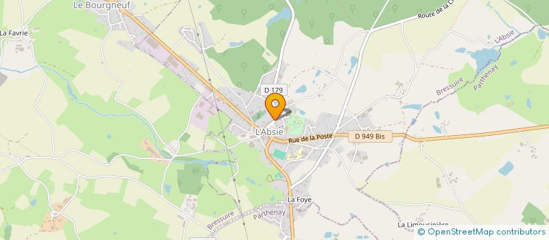 localisation de l'entreprise SCI RUE DE LA PAIX  MONCOUTANT-SUR-SEVRE