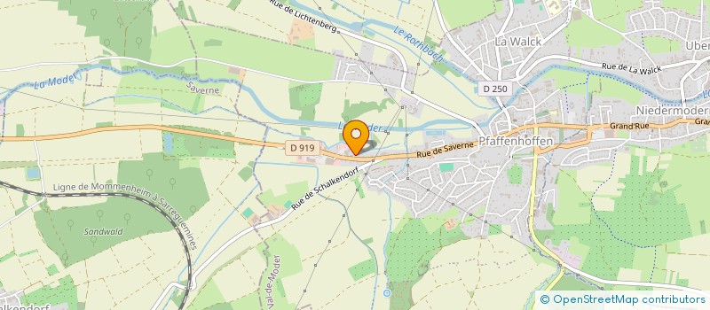 localisation de l'entreprise SCI RUE DE LA PAIX  VAL-DE-MODER