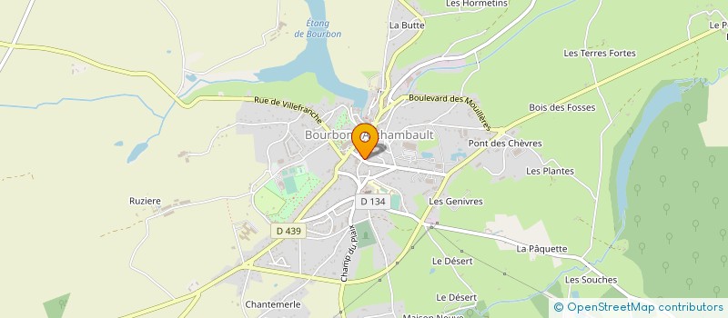 localisation de l'entreprise SCI RUE DE LA PAROISSE à BOURBON L'ARCHAMBAULT