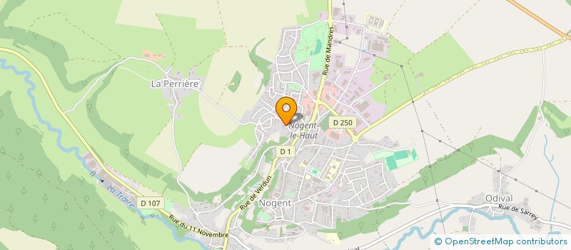 localisation de l'entreprise SCI RUE DE LA PERRIERE à NOGENT