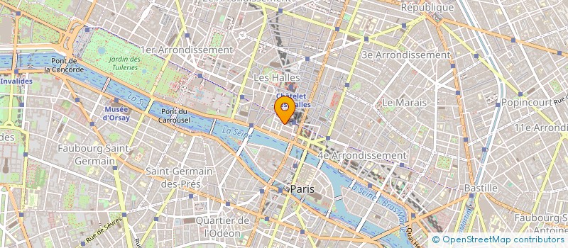 localisation de l'entreprise SCI RUE DE LA PLAGE  PARIS