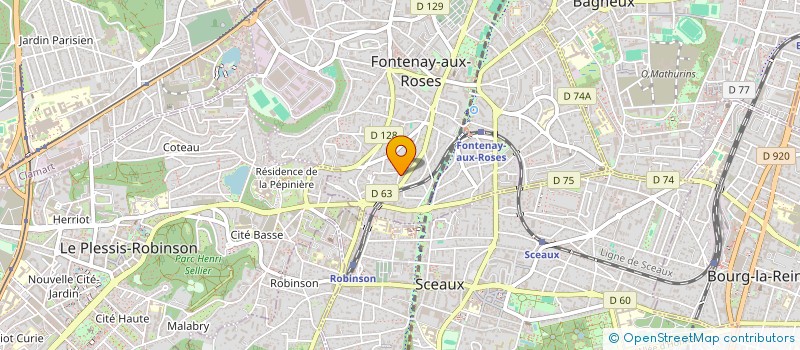 localisation de l'entreprise SCI RUE DE LA PROCESSION  FONTENAY-AUX-ROSES