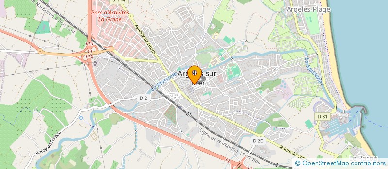 localisation de l'entreprise SCI RUE DE LA REVOLUTION  ARGELES-SUR-MER