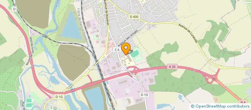 localisation de l'entreprise SCI RUE DE LA ROSIERE  DOMBASLE-SUR-MEURTHE