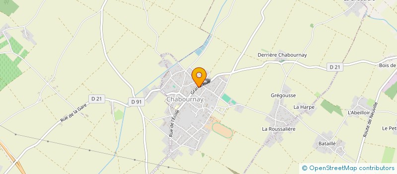 localisation de l'entreprise SCI RUE DE LA TRANCHEE  CHABOURNAY