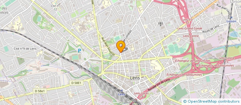 localisation de l'entreprise SCI RUE DE LONDRES  LENS