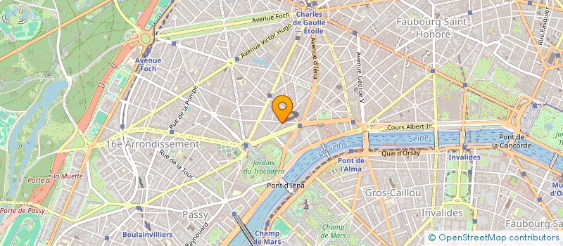 localisation de l'entreprise SCI RUE DE LUBECK  PARIS