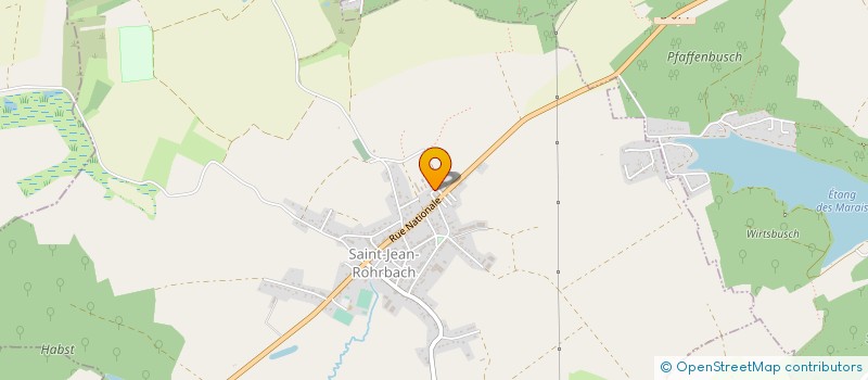 localisation de l'entreprise SCI RUE DE NANCY  SAINT-JEAN-ROHRBACH