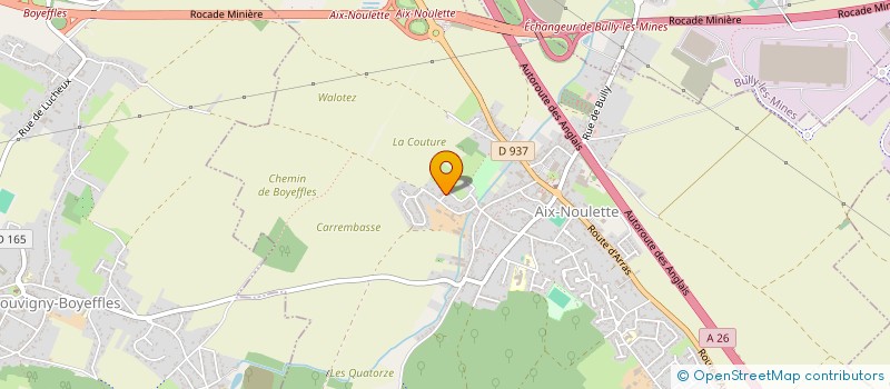 localisation de l'entreprise SCI RUE DE NANTES  AIX-NOULETTE