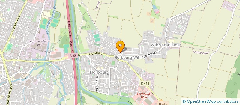 localisation de l'entreprise SCI RUE DE NORMANDIE N 35  HORBOURG-WIHR