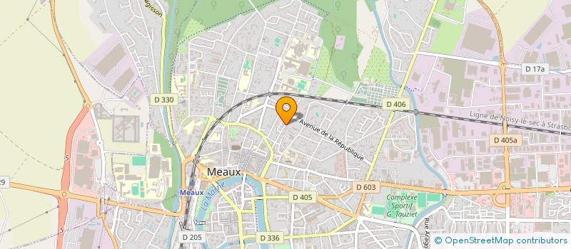 localisation de l'entreprise SCI RUE DE PARIS  NANTEUIL-LES-MEAUX