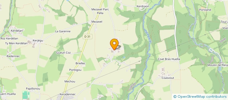 localisation de l'entreprise SCI RUE DE PENZE  GUICLAN