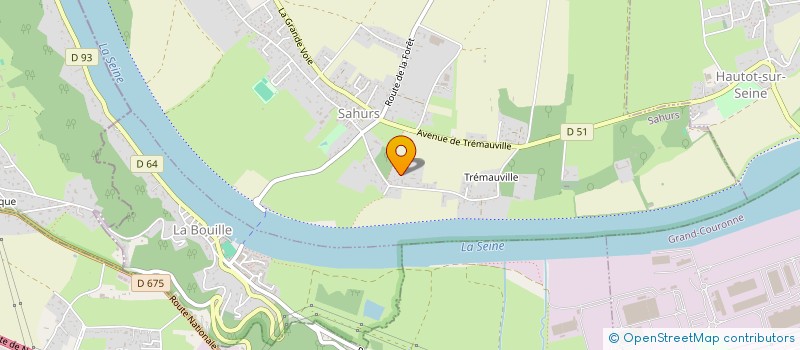 localisation de l'entreprise SCI RUE DE SEINE  SAHURS