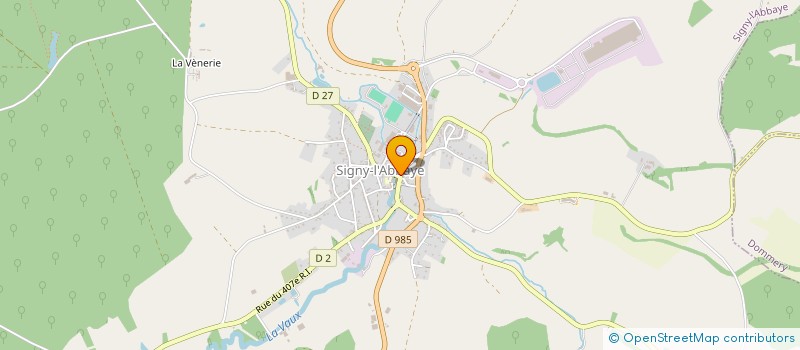 localisation de l'entreprise SCI RUE DE THIN  SIGNY-L'ABBAYE