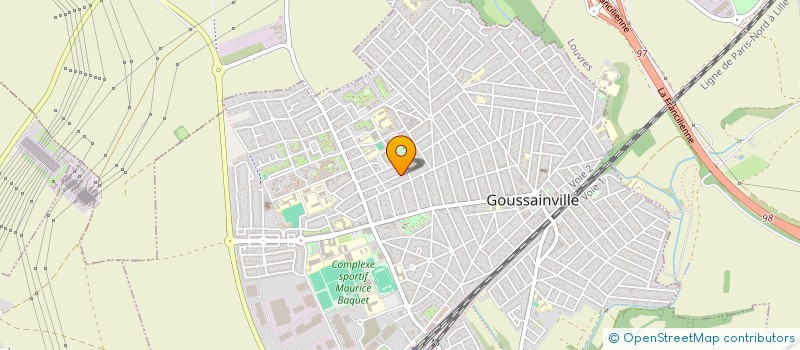 localisation de l'entreprise SCI RUE DE VERDUN  GOUSSAINVILLE